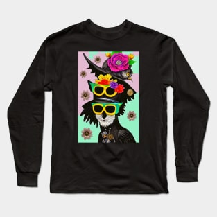 Byron! The Cool Steampunk Cat Crow Long Sleeve T-Shirt